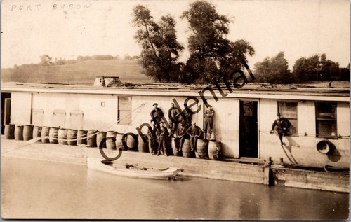 Real photo erie canal - photo,