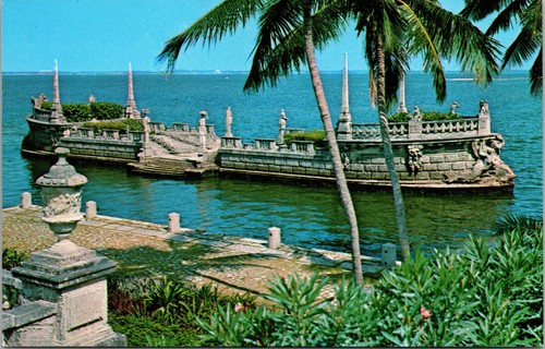 Vtg vizcaya stone barge - vtg,