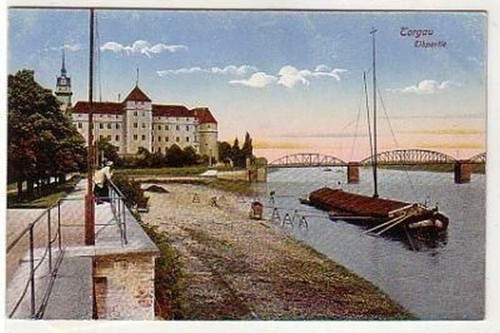36253 postcard torgau elbe - elbe, lot
