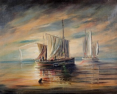 Thomas westcott oil - westcott, painting