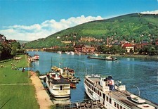 Postcard Germany Neckar River
