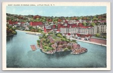 Vintage Linen Postcard Goat