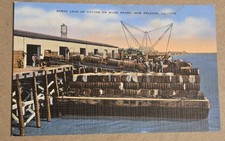 Barge Load Of Cotton On River