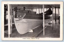 Postcard Nelson's Barge H.M.S