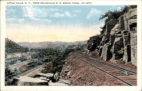Little falls railroad barge - railroad,