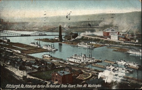 Pittsburgh harbor from - pittsburgh, pa