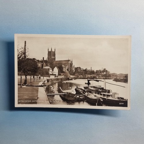 Worcester postcard c1930 real - worcester,